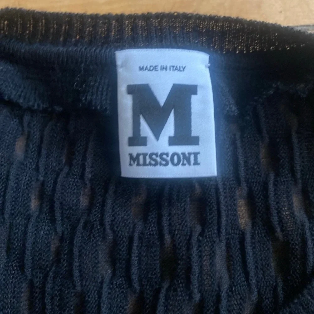 Missoni Black and Red Patterned Crewneck Sweater‎